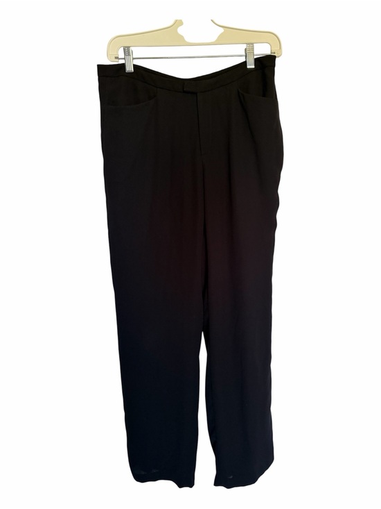 Oscar Maxx Pants - Oscar Maxx California Black Wide Leg Dress Pants Size 8 Made in Canada